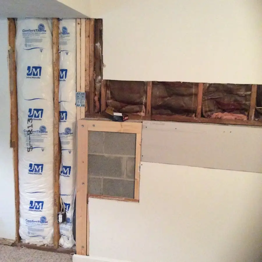 Wall insulation replacement during Odor Removal & Deodorization in Seminole